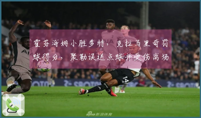 霍芬海姆小胜多特，克拉马里奇罚球得分，聚勒误送点球并受伤离场
