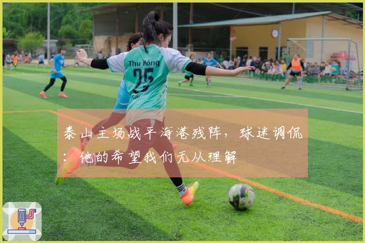 泰山主场战平海港残阵，球迷调侃：他的希望我们无从理解